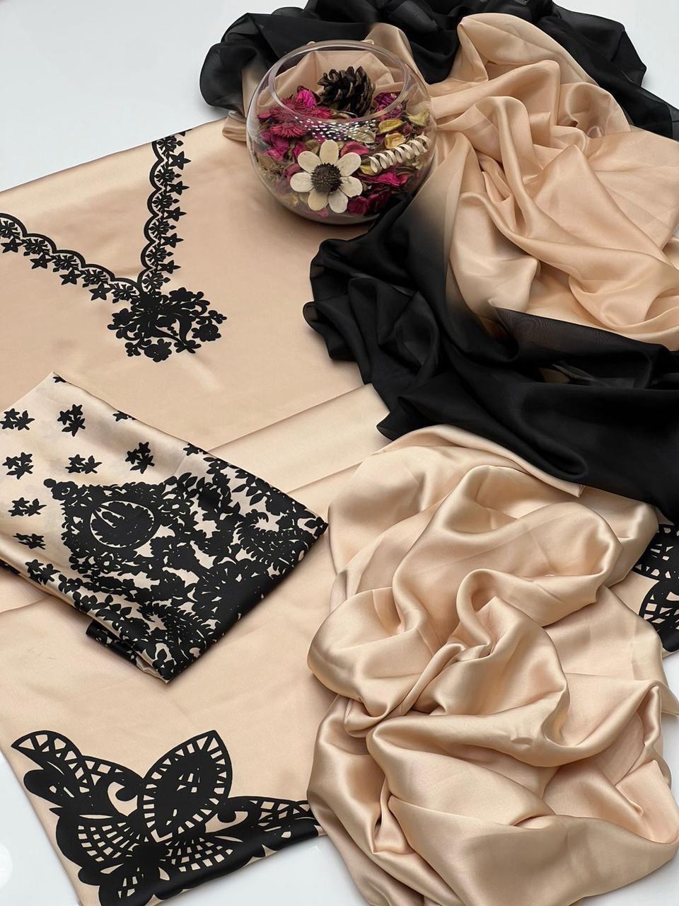 FLORAL SILK 3Pc