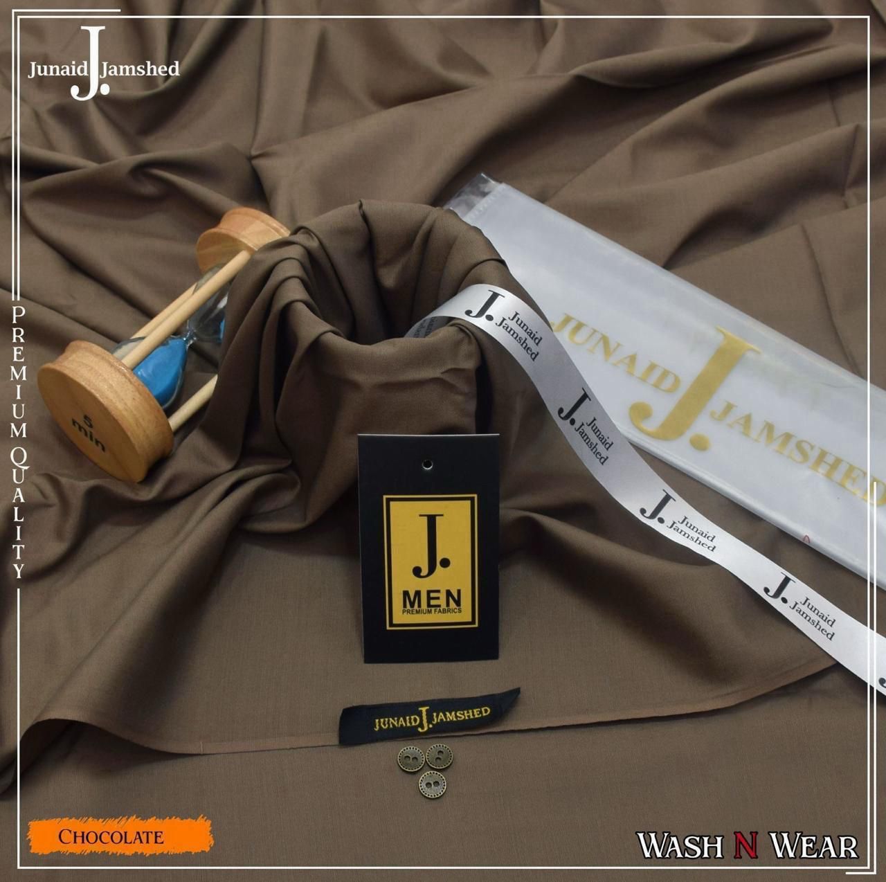 J.Mens SUITE PREMIUM QUALITY WASH&Wear (CHOCO LIGHT )
