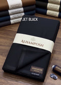 MENS UNSTICHED PREMIUM WASH&WEAR (JET BLACK)