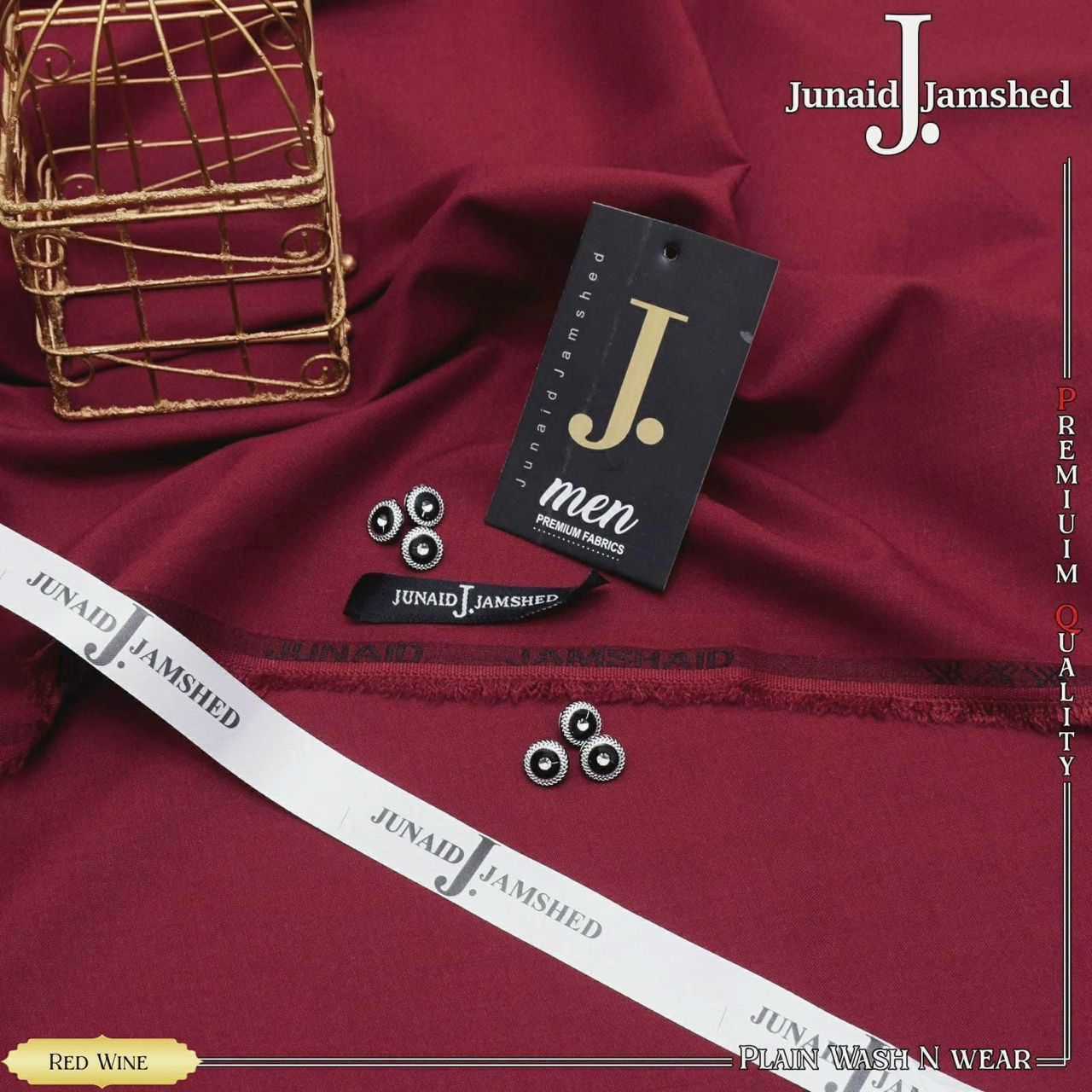 J.Mens SUITE PREMIUM QUALITY WASH&Wear ( RED VINE )